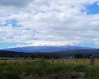 Ohakune - Vue sur le Ruapehu