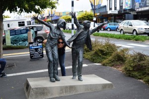 2_PepiteWithSomeSculptureOfKidsInWaihi