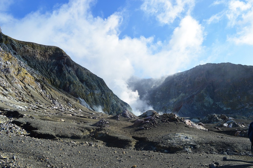 White Island landscape